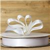 Order  Basics 2 Go Satin Ribbon - 23mm Gold Edge White